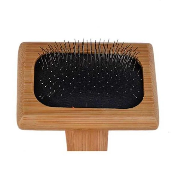 Zampa Ahşap Kedi ve Köpek Fırçası Small 15x7cm - 3