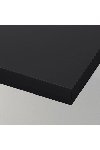 IKEA Siyah Lack 30x26 Cm Venge Gizli Bağlantılı Ahşap Duvar Rafı Suntalam 30 Cm 26 Cm - 4