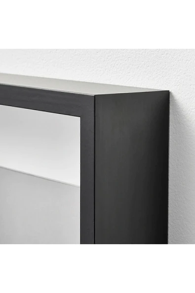 IKEA Sannahed 25x25 Cm Siyah Çiçek Konabilen Derin Kutu Çerçeve Ahşap Fotoğraf Resim Çerçevesi - 3
