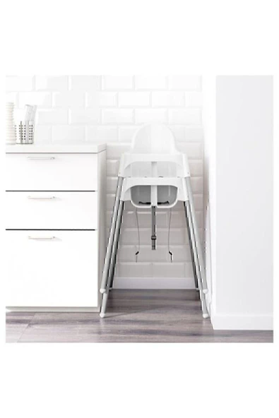 IKEA Unisex Beyaz Antilop Tepsili Mama Sandalyesi - 4