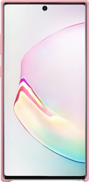 Samsung Galaxy Note 10+ Plus (N975) Silicone Cover Case, Pink EF-PN975TPEGWW - Resim 4