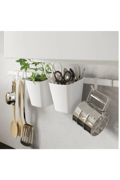 IKEA Kancalı Duvar Rayı, Mutfak Banyo Organizer, Sunnersta 60 Cm - 1