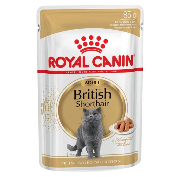 Royal Canin British Shorthair Adult Yetişkin Yaş Kedi Maması 85gr 12 Adet ürün görseli