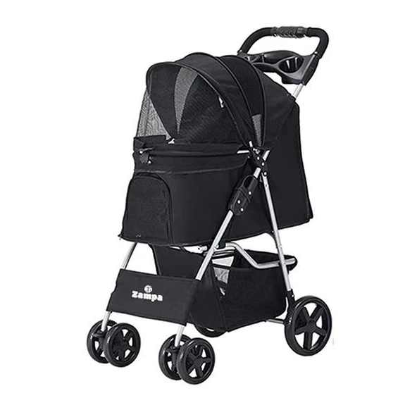 Zampa Favorite Kedi Köpek Puseti Siyah 46x78x99cm ürün görseli