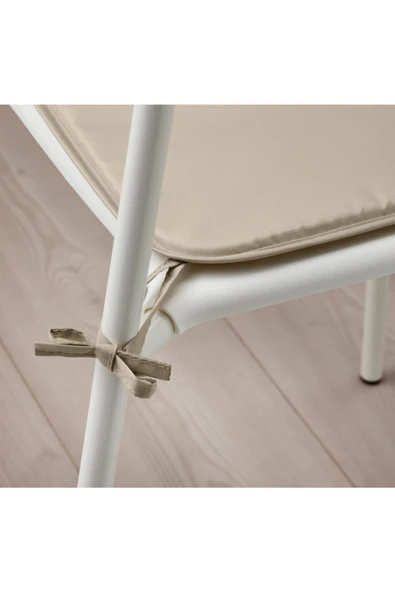 IKEA Bramön Iç Ve Dış Mekan Sandalye Minderi Ikea, Bej ( 4 Adet ) - 2