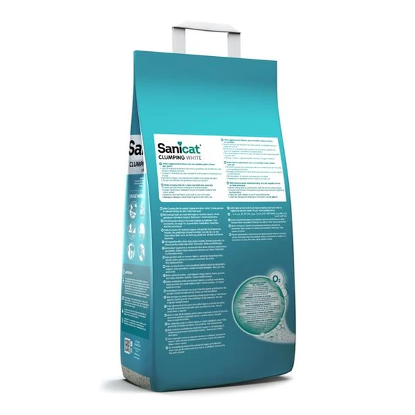 Sanicat Clumping White Cotton Fresh Topaklanan Kedi Kumu 20Lt - 3
