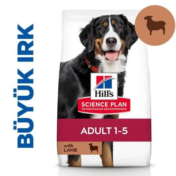 Hills Large Breed Adult Kuzu Etli Yetişkin Köpek Maması 12Kg+2Kg Bonus Paket ürün görseli