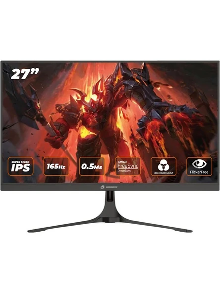 GameBooster GB-2717FF 27" 165Hz 0.5Ms FHD FreeSync+G-Sync IPS Gaming Monitör