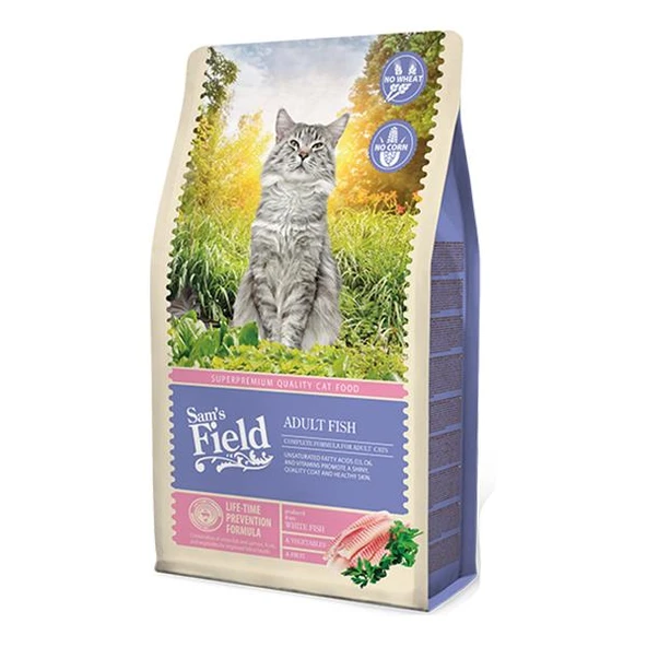 Sam's Field Adult Balıklı Tahılsız Yetişkin Kedi Maması 2,5 Kg