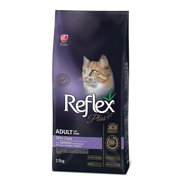 Reflex Plus Skin Care Somon Balıklı Yetişkin Kedi Maması 15Kg