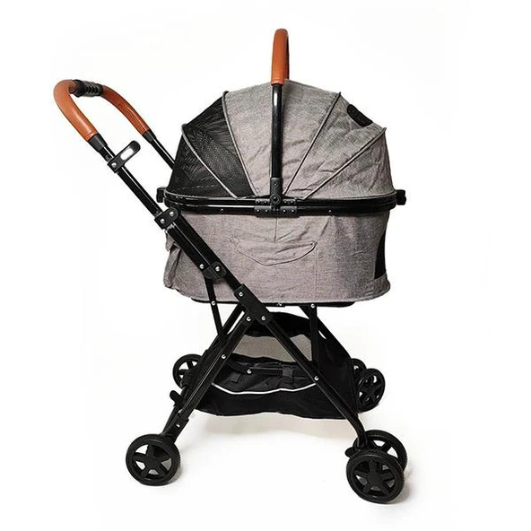 Zampa Bottas Kedi Köpek Puseti Gri 48x80x99cm 15Kg - 3