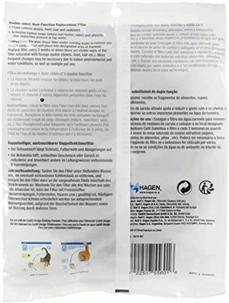 Catit Suluk için yedek Sünger ve Filtre 3 adet - 2