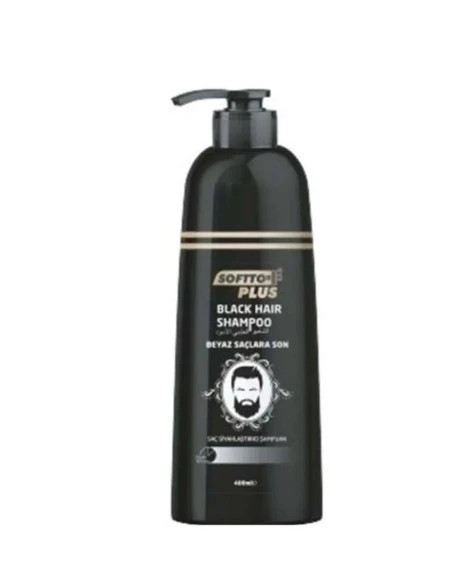 Softto Plus Black Hair Shampoo Beyaz Saçlara Son 350 ml
