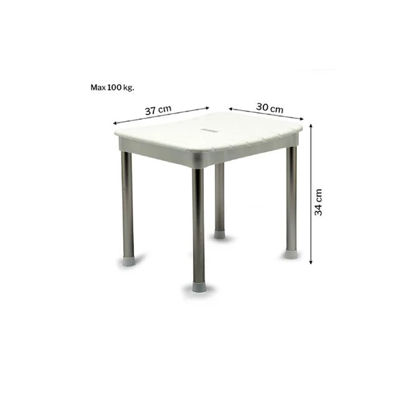 Primanova Okaliptus Tabure - Beyaz - 3