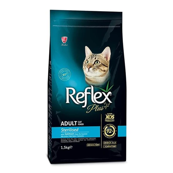 Reflex Plus Sterilised Somonlu Kısırlaştırılmış Kedi Maması 1,5Kg