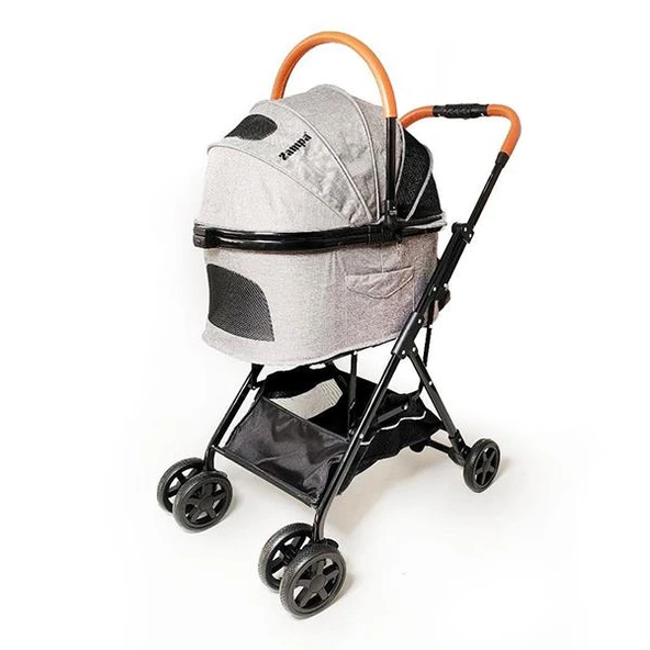 Zampa Bottas Kedi Köpek Puseti Gri 48x80x99cm 15Kg - 4