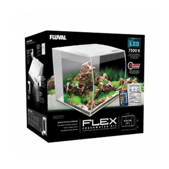 Fluval Flex Akvaryum 57 Lt Beyaz - 5