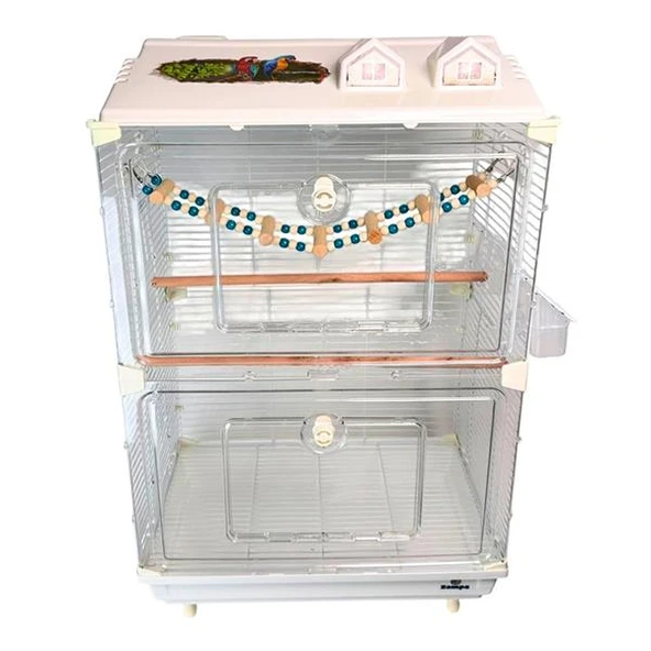 Zampa Skylark Kuş Kafesi 47x30x77cm - 2