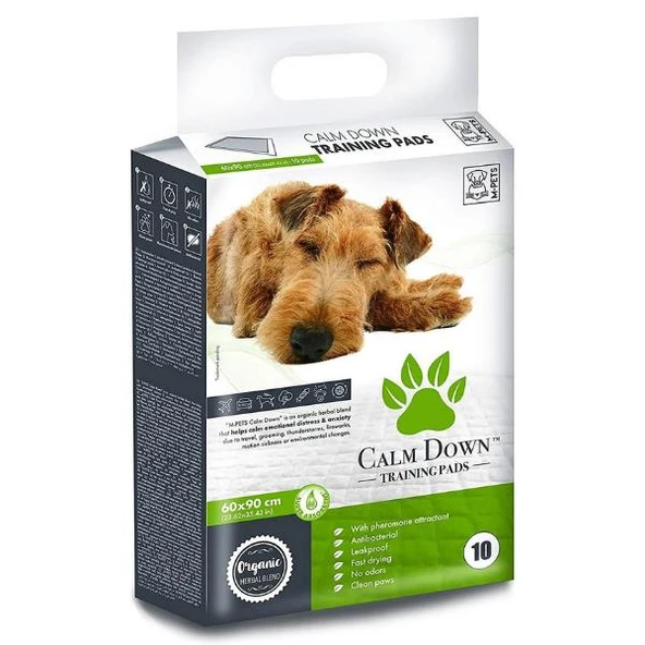 M-Pets Sakinleştirici Özellikli Yavru Köpek 10'lu Çiş Eğitim Pedi 60x90cm ürün görseli