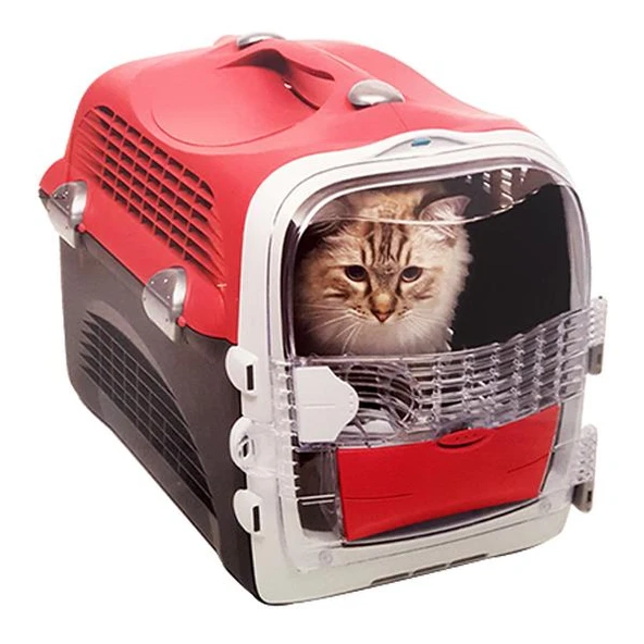 Catit Cabrio Carrier Cherry Red Kedi Köpek Taşıma Çantası