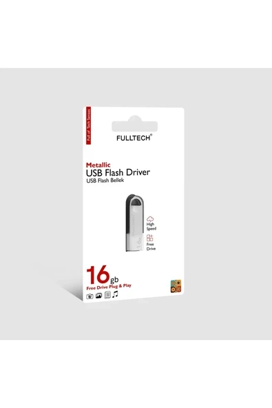 Fulltech 16GB FLASH BELLEK METAL Süper Hızlı Flash Bellek FD9