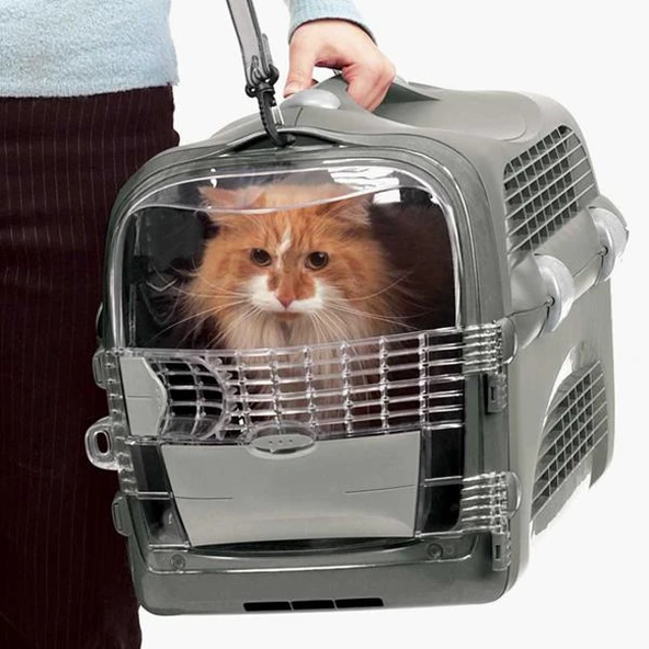 Catit Cabrio Carrier Cherry Red Kedi Köpek Taşıma Çantası - 7