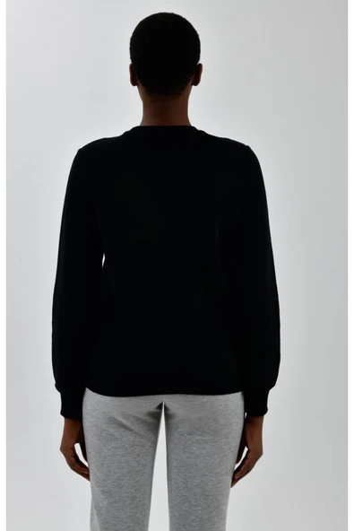 Kadın Sol Göğsü Logo Detaylı Sweatshirt - 7