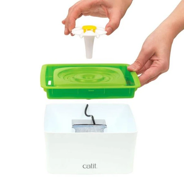 Catit Flower Fountain Mini Çiçekli Kedi Otomatik Su Kabı 1,5 Lt - 3