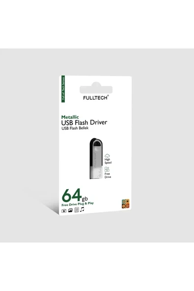 Fulltech 64GB FLASH BELLEK METAL Süper Hızlı Flash Bellek FD11 ürün görseli 1