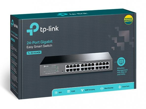 TL OMADA RR TL-SG1024DE 24LÜ GIGABIT E.SMART RACK - 10