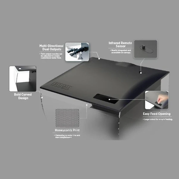 Fluval Flex Akvaryum 34 Lt Siyah - 3