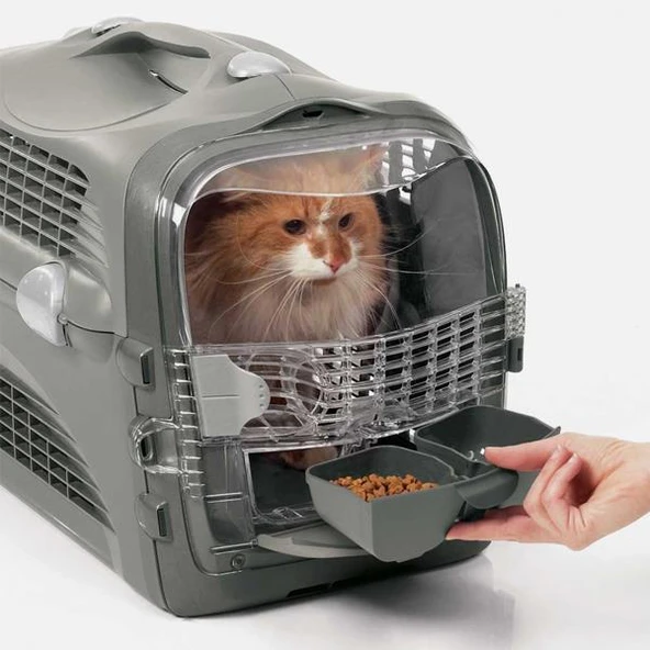 Catit Cabrio Carrier Blue Grey Kedi Köpek Taşıma Çantası - 6