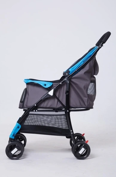 Tommy Evcil Hayvan Arabası Mavi 67*47*98cm Max 15kg - 6