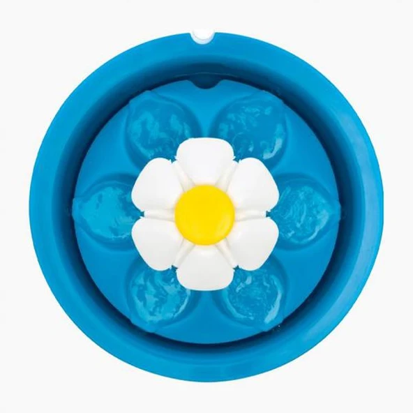 Catit 2.0 Flower Fountain 3 Lt Led Işıklı Otomatik Su Kabı Mavi - 6