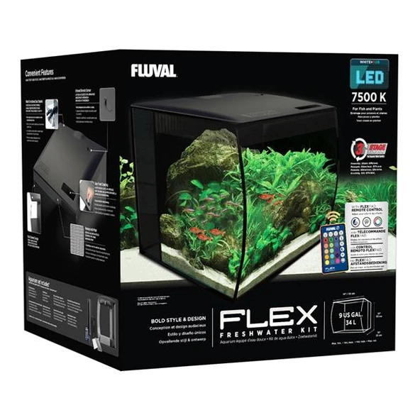 Fluval Flex Akvaryum 57 Lt Siyah - 2