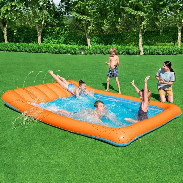 Bestway 53080 Su Kaydırağı Oyun Havuzu 341 x 213 x 38 Cm - 2