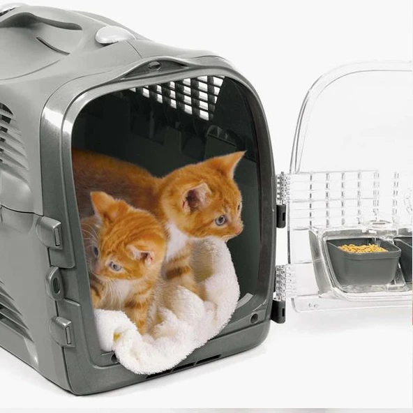 Catit Cabrio Carrier Cherry Red Kedi Köpek Taşıma Çantası - 6