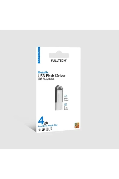 Fulltech 4GB FLASH BELLEK METAL Süper Hızlı Flash Bellek FD7 ürün görseli 1