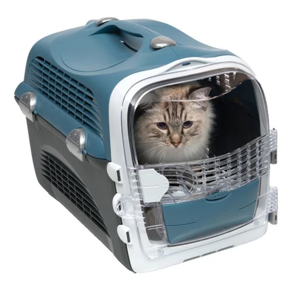 Catit Cabrio Carrier Blue Grey Kedi Köpek Taşıma Çantası