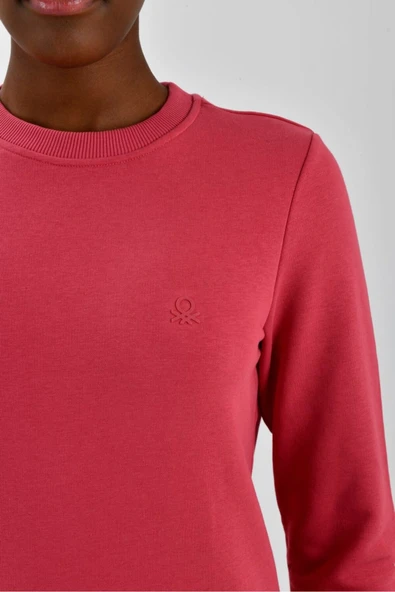 Kadın Sol Göğsü Logo Detaylı Sweatshirt - 12