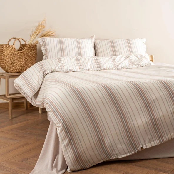 Soley | Felix | İpliği Boyalı Tek Kişilik Nevresim Takımı