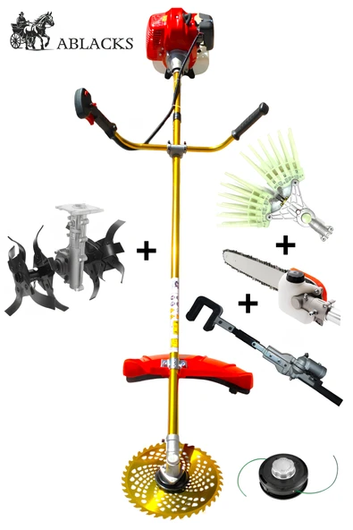 Yan Tırpan + Tırnaklı Silkeleme + Ağaç Silkeleme + Dal Budama + Akrep Çapa Aparatı ürün görseli