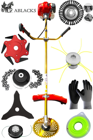 Benzinli Yan Tırpan + Dokuzlu Bahçivan Seti ürün görseli