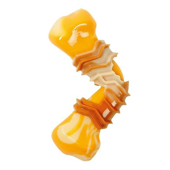 M-Pets Carnivore Boomerang Bone Köpek Oyun Kemiği Pastırma Aromalı Sarı - 2