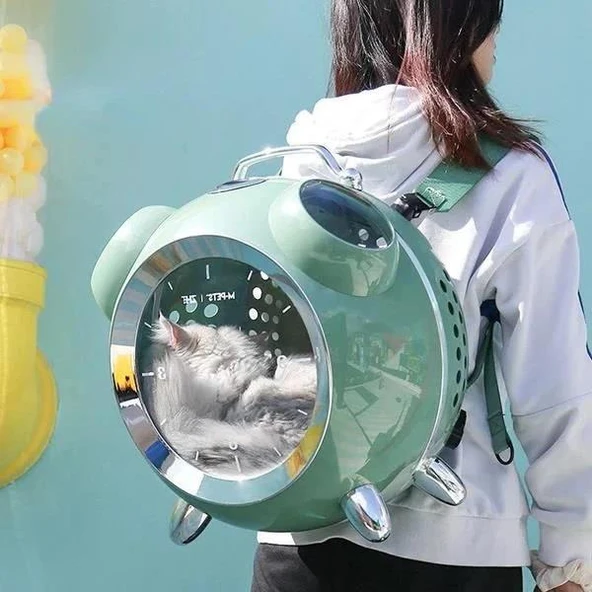 M-Pets Sixties Clock Taşıma Çantası Yeşil - 5