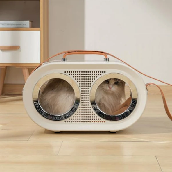 M-Pets Sixties Radio Taşıma Çantası Beyaz - 6