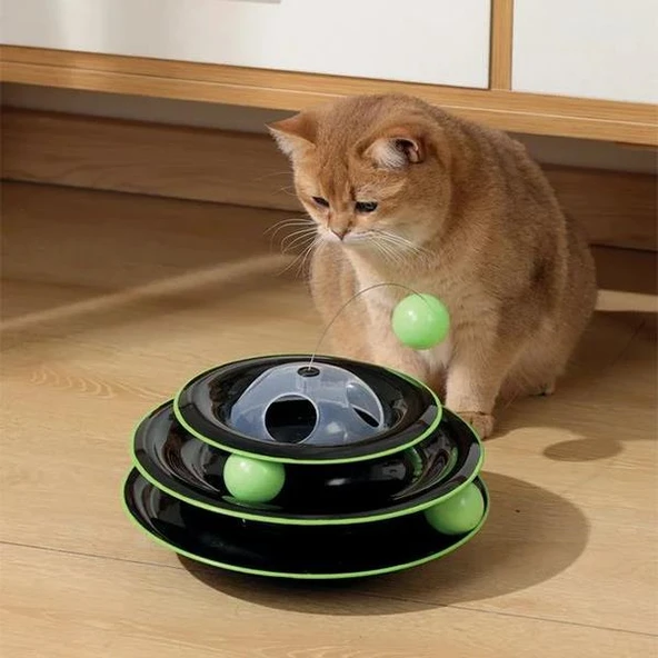 M-Pets Play Tower Drone Toplu Kedi Oyuncağı - 3