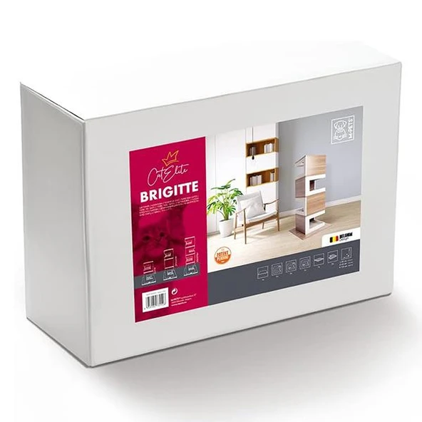 M-Pets Elite Brigitte Kedi Evi 60x60x116Cm - 3