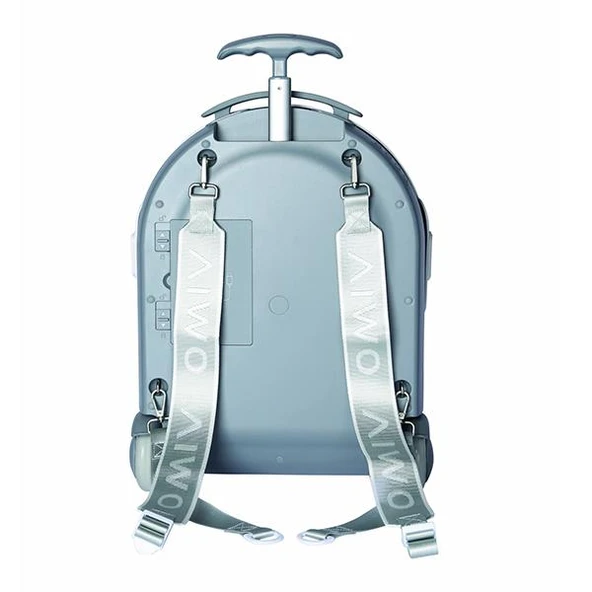 M-Pets Trolley Tekerlekli Taşıma Çantası Fanlı Beyaz - 4