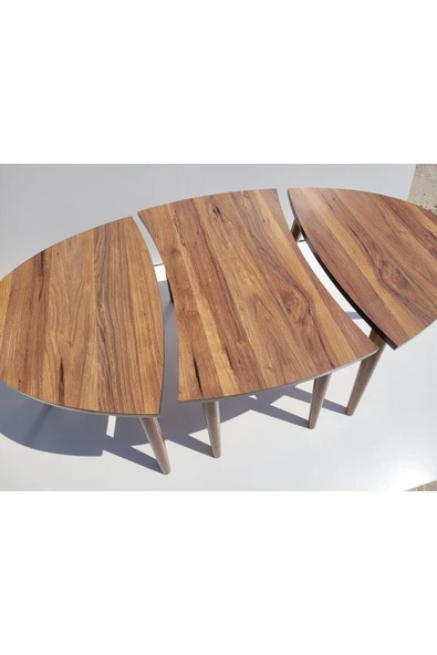 Orta Sehpa Zigon Ceviz Yapboz - Resim 3